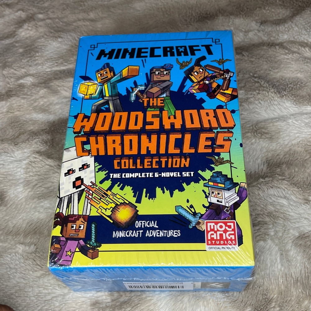 Minecraft Woodsword Chronicles Collection Complete 6 Novel Box Set